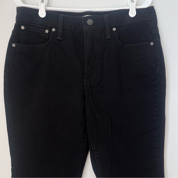 Madewell The Perfect Vintage Black Flare High Rise Denim Jean Size 30 Petite - Picture 2 of 15